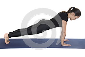 Plank pose photo