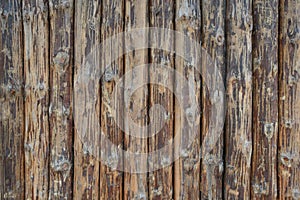 Planks brown vertical pattern old weathered wood background