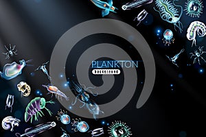 Plankton Abstract Background