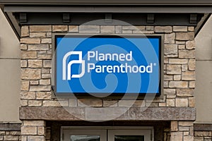 Planned Parenthood Clinic Exterior and Trademark Logo