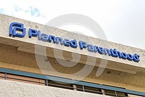 Planned Parenthood sign on building