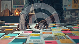 A Planner's Organized Workspace.AI generated image