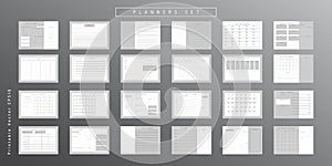 Planner sheet vector