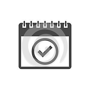 Planning calendar vector icon, Calendar Icon
