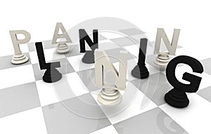 Planning Chess black white