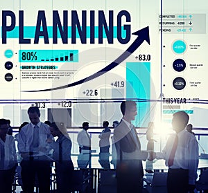 Planning Strategy Analysis Business Finance Concept