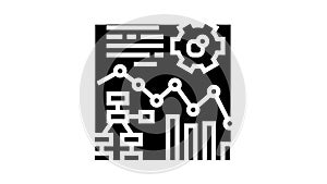 planning strategy erp glyph icon animation