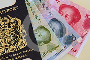Planning for a trip to China with yuan renminbi and British passport.