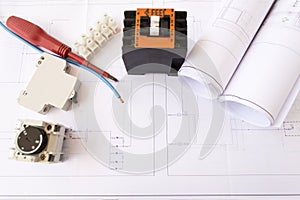 Plans of a industrial building