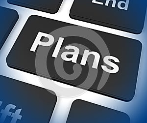 Plans Key Shows Objectives Planning And Organizing