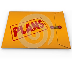 Plans Secret Confidential Envelope Covert Operations