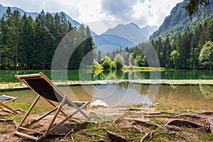 Plansar Lake in Jezersko, Slovenia