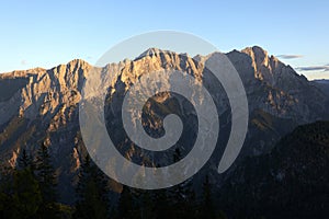 Planspitze, Dachl, Hochtor, Haindlkarturm & Festkogel, Ennstaler Alpen, Steiermark, Austria photo