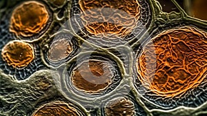 Plant cell eukaryotes background wallpaper for PowerPoint and presentations ai generated