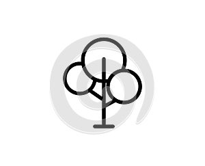 Plant line icon