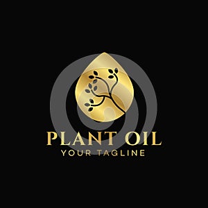 Plant oil logo