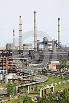 Plant processing of coal an