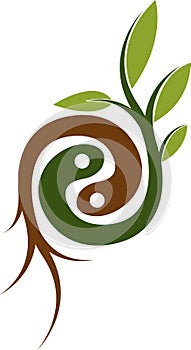 Plant root logo