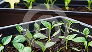 Plant seedling seedlings of pepper