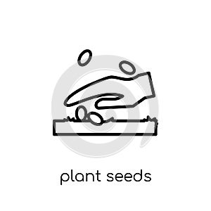 plant Seeds icon from Agriculture, Farming and Gardening collect