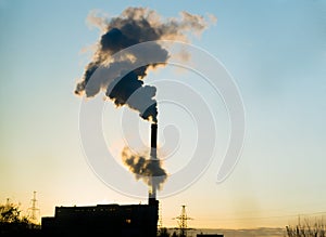 Plant smoke pollution