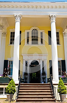 Plantation entrance and porch