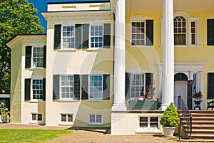 Plantation mansion and porch