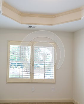 Plantation Shutters in New Bedroom