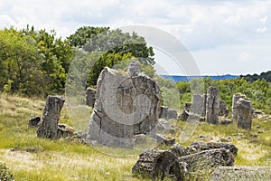 Planted stones, also known as The Stone Desert.