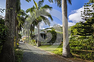 Planter house in botanic garden. Road Town, Tortola