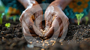 Planting Seeds: Hands in the Dirt