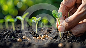 Planting Seeds: Hands in the Dirt