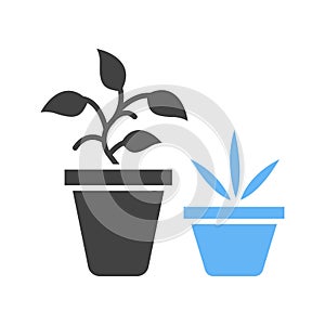 Plants icon vector image.