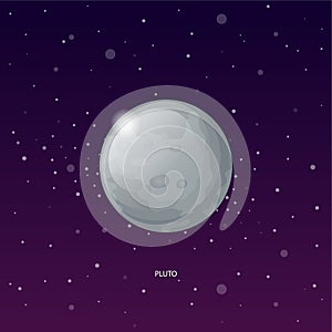 Plants Solar System - Pluto