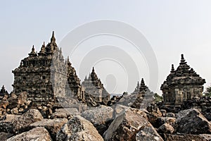 Plaosan Temple in Java Island, Indonesia