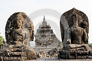 Plaosan Temple in Java Island, Indonesia