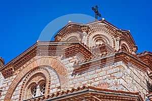 Plaosnik church architectural detail