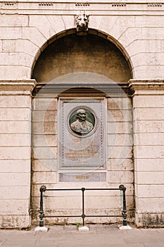 Plaque to Jacopo Castelli, president of provisional government of Venice. Napoleonic wing of Museo Correr on the Calle photo
