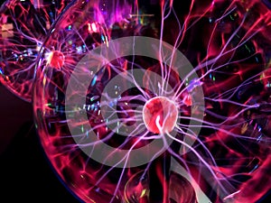 A plasma ball Image of Electric plasma education center