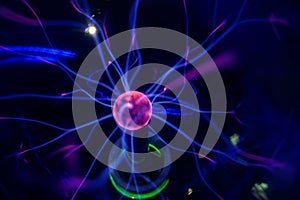 Plasma ball lamp energy,