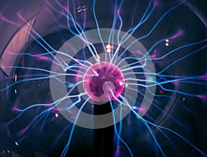 Plasma ball rays in the dark