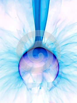 Plasma lamp close up