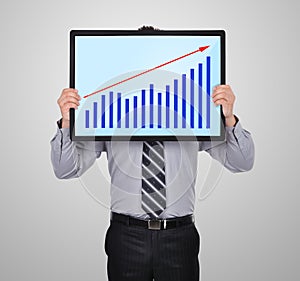 Plasma panel with graph