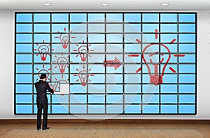 Plasma panel with idea