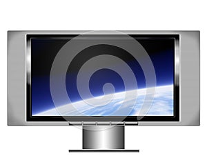 Plasma screen tv with earth