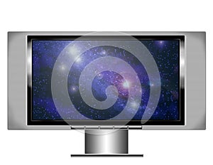 Plasma screen tv with nebula