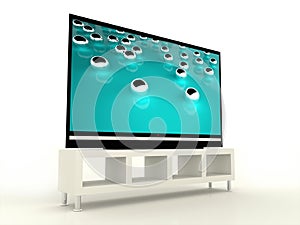 Plasma TV with beautiful tirkis