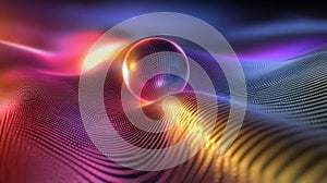 Plasmonic Nanoparticles Manipulating Light Waves in Abstract Design