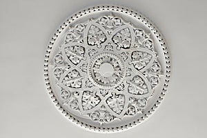 Plaster Ceiling Rose or plate photo