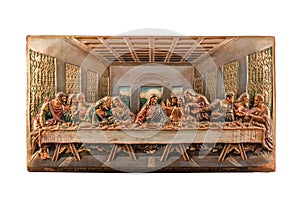 Plaster color picture of the Last Supper